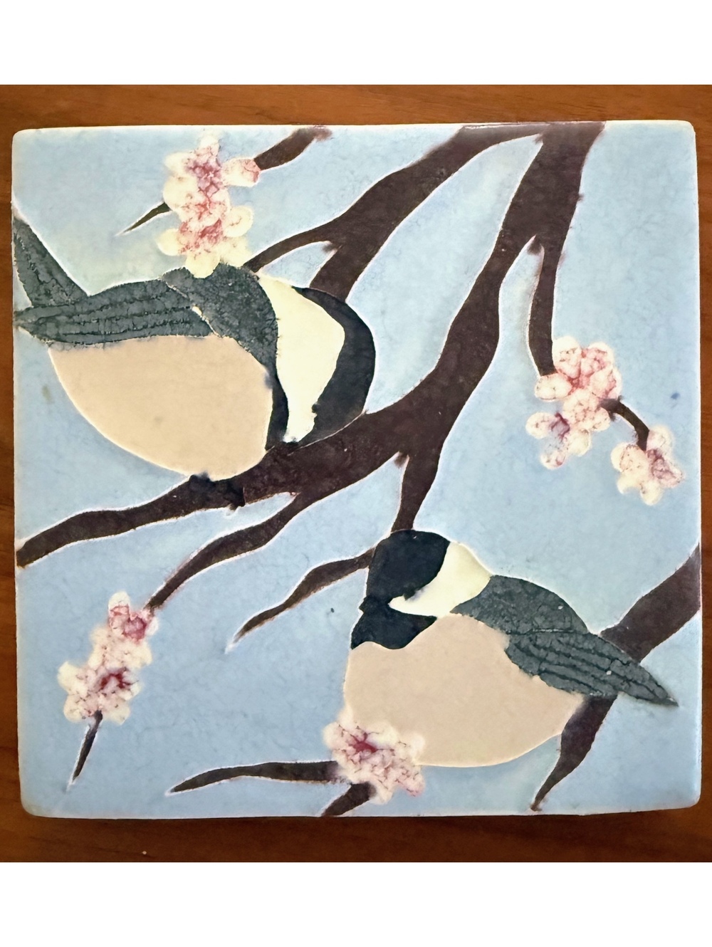 Ephraim Pottery tile 5 by 5 inches